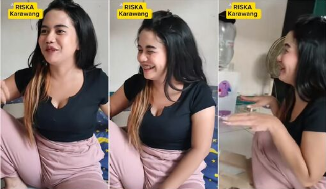 ABG Viral Indo Indonesia Viral Apem sempit riska karawang lagi viral Aduhay Jadi Bahan Rebahan